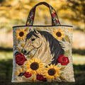 Wild paard — gewatteerde shopper