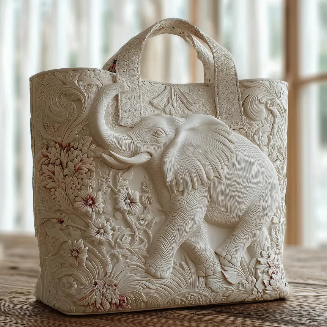 Olifant — ambachtelijke gewatteerde tas