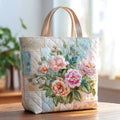 Bloem in bloei — gewatteerde shopper