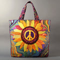 Boheemse zonnebloem — gewatteerde shopper