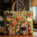 Giraffe — ambachtelijke gewatteerde tas