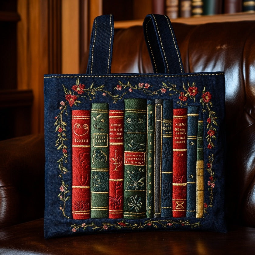 Oude boeken — gewatteerde shopper