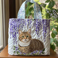 Snorharen in de lavendel — gewatteerde shopper