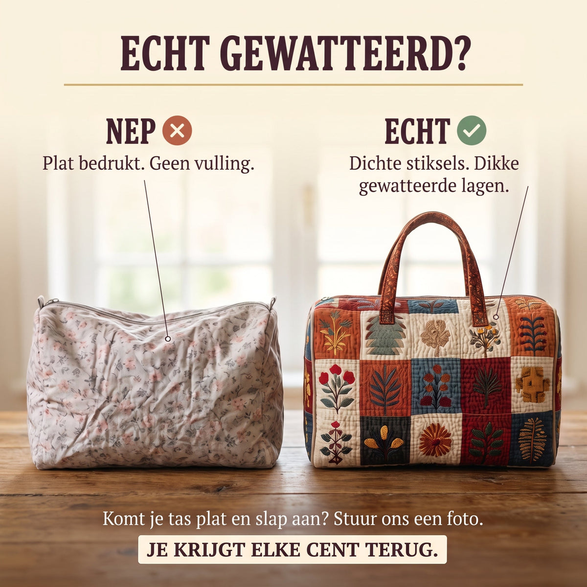 serenade van bloemblaadjes gewatteerde weekendtas